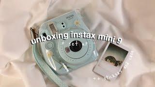 Instax Mini 9 unboxing 2021 | set-up, first shot + accessories 