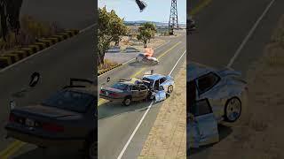 Realistic Highway Car Crashes #49