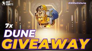 War Robots: Live Stream | Dune Giveaway (Link in Description)