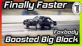 Boosted BBC 532ci…. Fastest pass to date!  Foxbody is working!