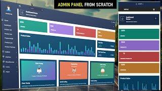 Introduction - Responsive Admin Dashboard From Scratch Using HTML CSS And JavaScript