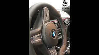 BMW 7 перетяжка руля в натуральную кожу. #воронеж #перетяжкаруля