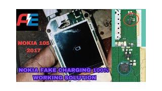 nokia 105 (2017) fake charging | nokia 105 new fake charging solution | nokia fake charging solution