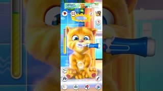 TALKING GINGER - brush teeth #talkingtom #talkingginger #fungame #brush #toddlers