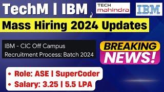 Tech Mahindra Mass Hiring (ASE, Super Coder) | IBM Mass Hiring Coding Test | Need Your Support