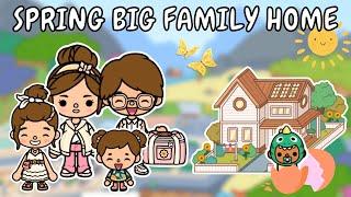 Spring Inspired Big Family Home  Toca Boca House Ideas  TOCA GIRLZ