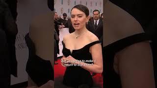 She never stopped being Rey  #StarWars #DaisyRidley #Rey #BAFTA