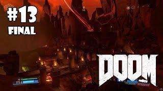 DOOM прохождение игры - Уровень 13 Финал: Колодец (All Secrets Found + 100%)