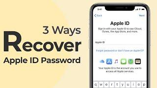 [2024] Forgot Apple ID Password? 3 Ways to Recover/Reset Apple ID/iCloud Password