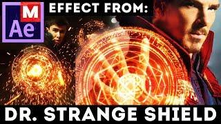 Shield Effect from Doctor Strange - Dr Strange movie - Magic Shield: After Effects Tutorial