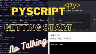 PyScript Getting Start  | No Talking