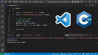 How to Run C/C++ program In VS Code Terminal | Unable to Write Input Text in Output Console