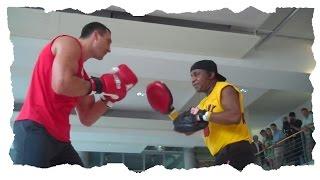 Wladimir Klitschko vs. David Haye: Public Heavyweight Box Workout - Hamburg