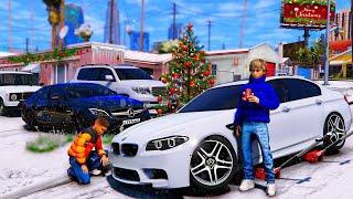 ОПЕРСКАЯ ЕЗДА В GTA 5 - ПЕРВЫЙ СНЕГ! ПЕРЕОБУЛ BMW M5 F10 НА ЗИМНЮЮ РЕЗИНУ! АРЕНДОВАЛ ПАРКОВКУ ВОТЕР