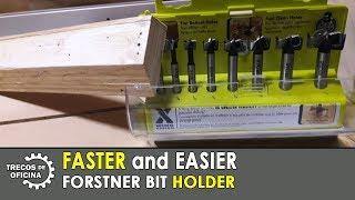 Quick and Easy Forstner Bit Storage