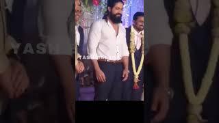 Rocking star Yash in marriage function #yashbalaga #prathap #toxic #trending