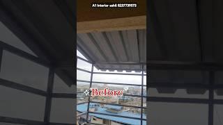 balcony extension ideas || window shifting #windows #balcony #shorts #trending