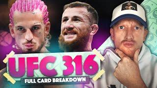 UFC 316 Full Card Breakdown | Merab vs Suga | Jacob's Picks