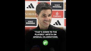 Arteta on Gabriel and Lewis-Skelly's celebrations directed at Erling Haaland 