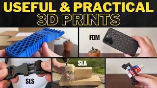 11 USEFUL Things to 3D Print First - Practical Prints 2024 (JLC3DP)