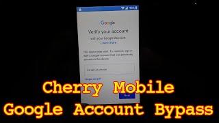 Cherry Mobile | Flare J1 A2 HD P3 Lite | Omega HD Duo V Lite 4 Icon Lite 2 | FRP Bypass | No Need PC