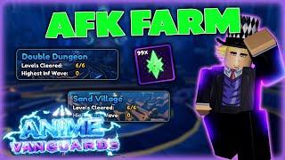 How to AFK Farm LEGEND STAGES in Anime Vanguards!