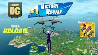 Fortnite Reload | 60 Kill Solo vs Squads OG Wins Full Gameplay (Ps4 Controller)