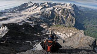 The Most Beautiful Wingsuit Flight I've Done | Wetterhorn 3690m | Swiss