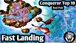 New Event me Fast Landing / Conqueror Rank Push 2025 - ep#3 / PUBG MOBILE