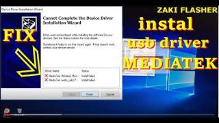 CARA INSTAL USB DRIVER MEDIATEK DI WIN 10 ATAU 8