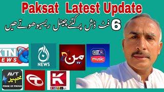 Paksat Satellite @38E Latest Channel List On 6 Feet Dish Antenna 29-2-2024.