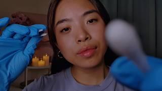 ASMR Gentle Face & Scalp Attention ‍️ Collecting Samples From You (Layered Sounds)