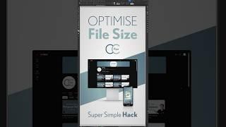 Indesign File Size Hack #shorts #indesign #hack
