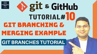 Git Tutorial #10 - Git Branching and Merging | Git Branches Tutorial