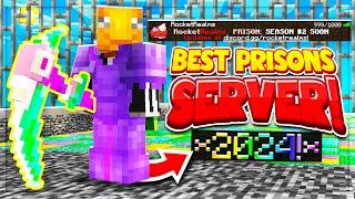 BEST NEW MINECRAFT PRISON SERVER! | Minecraft OP PRISONS Server Java + Bedrock Edition 1.21.1 EP 1