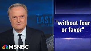 Lawrence: Christopher Wray decided to save Donald Trump from putting another lie in writing