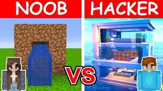 NOOB vs HACKER: Jag Fuskade I Ett UNDERVATTENS HUS Build Battle!