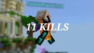 The 11 kill Hive Skywars game...