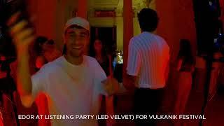 Edor for Vulkanik Fest during Led Velvet Tempio's listening party