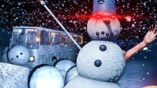 I Got Trapped in a Bus By Zombie Snowmen in The Long Drive!