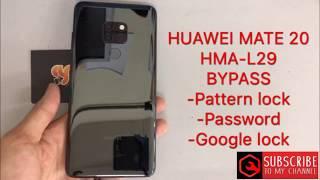 HUAWEI MATE 20/HMA-L29 frp bypass try this (https://youtu.be/y6MWjch3BCE)