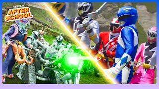 EPIC Power Rangers Cosmic Battle!  Power Rangers Cosmic Fury | Netflix After School