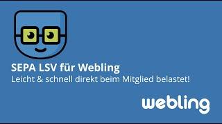 SEPA LSV mit Webling Vereinssoftware