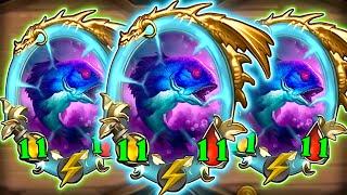 3x GOLDEN Fish and they Copy Each Other | Hearthstone Battlegrounds