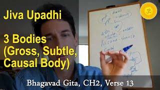 15. Existence-Awareness Relationship to Jiva, Subtle & Causal Body – BG CH2, Verse 13