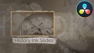 History Photo Slideshow  DaVinci Resolve Templates 