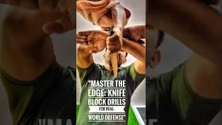 Knife Block Drills for Real-World Defense"#KnifeDefense #SelfDefenseTraining #KravMaga