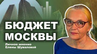 Бюджет Москвы. Личное мнение Елены Шуваловой