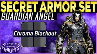 Gotham Knights Secret Guardian Angel GEAR SET UNLOCKED and CHROMA BLACKOUT COLORWAY