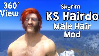 360* View - Skyrim KS Hairdo 265 Male Hair Mod - Full REFERENCE GUIDE!